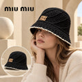 Chanel Chanel Bucket Hat worn by a Western model with product detail inset