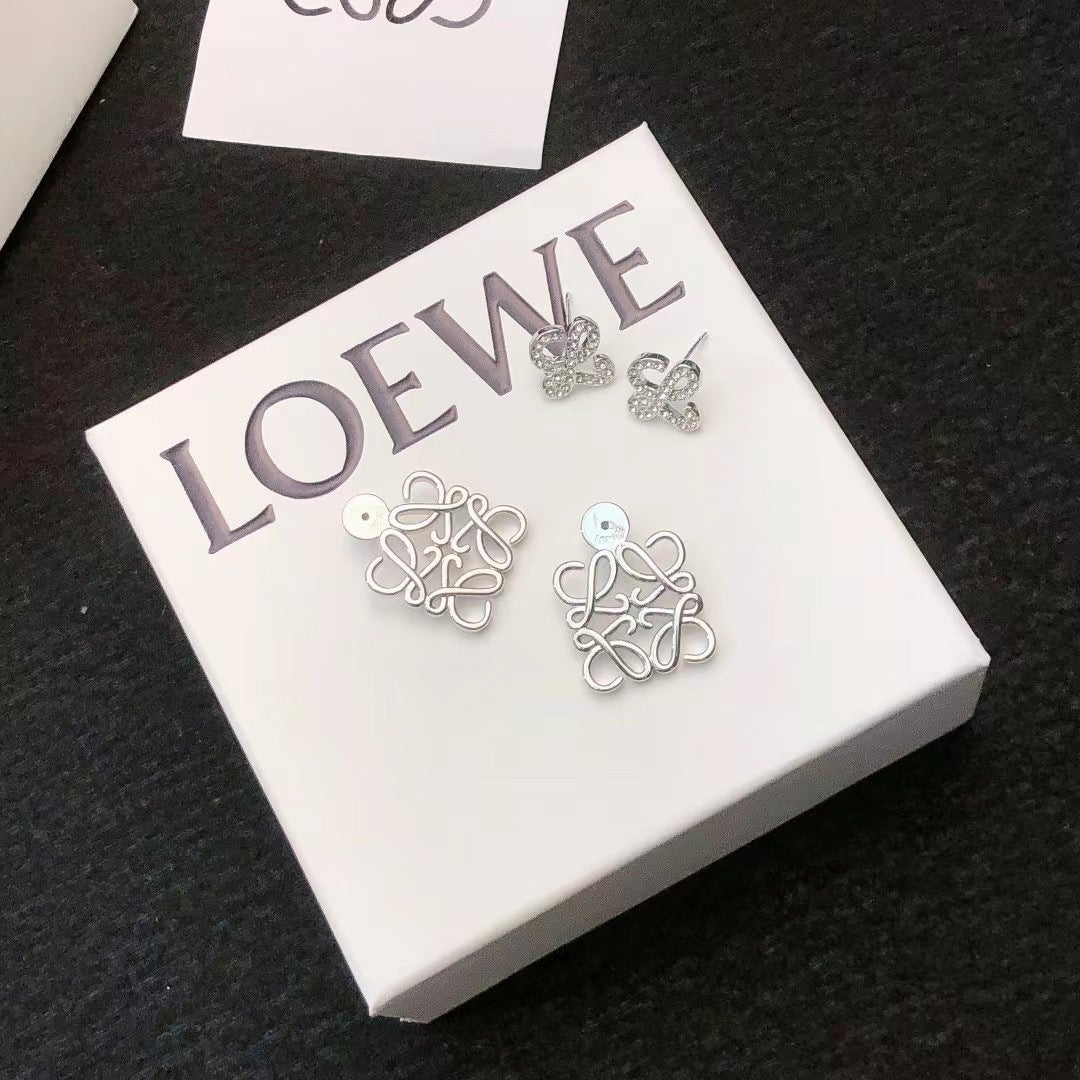 Loewe Double Anagram Drop Earrings - product image 15