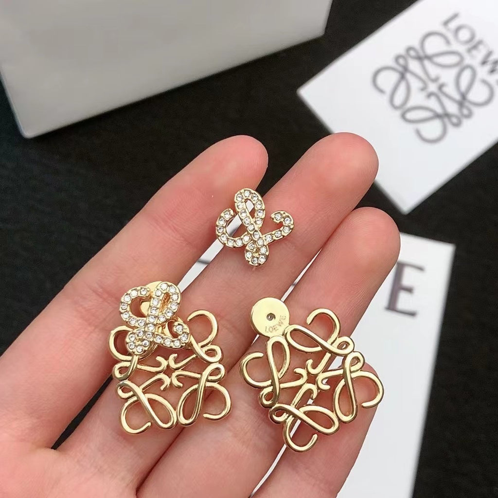 Loewe Double Anagram Drop Earrings - product image 13