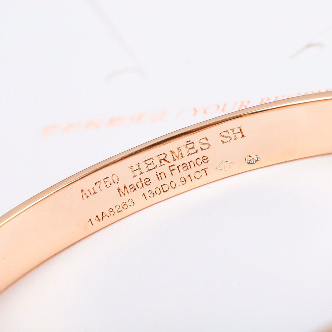 Hermès Silver-Tone Crystal Spike Bangle - album image 6