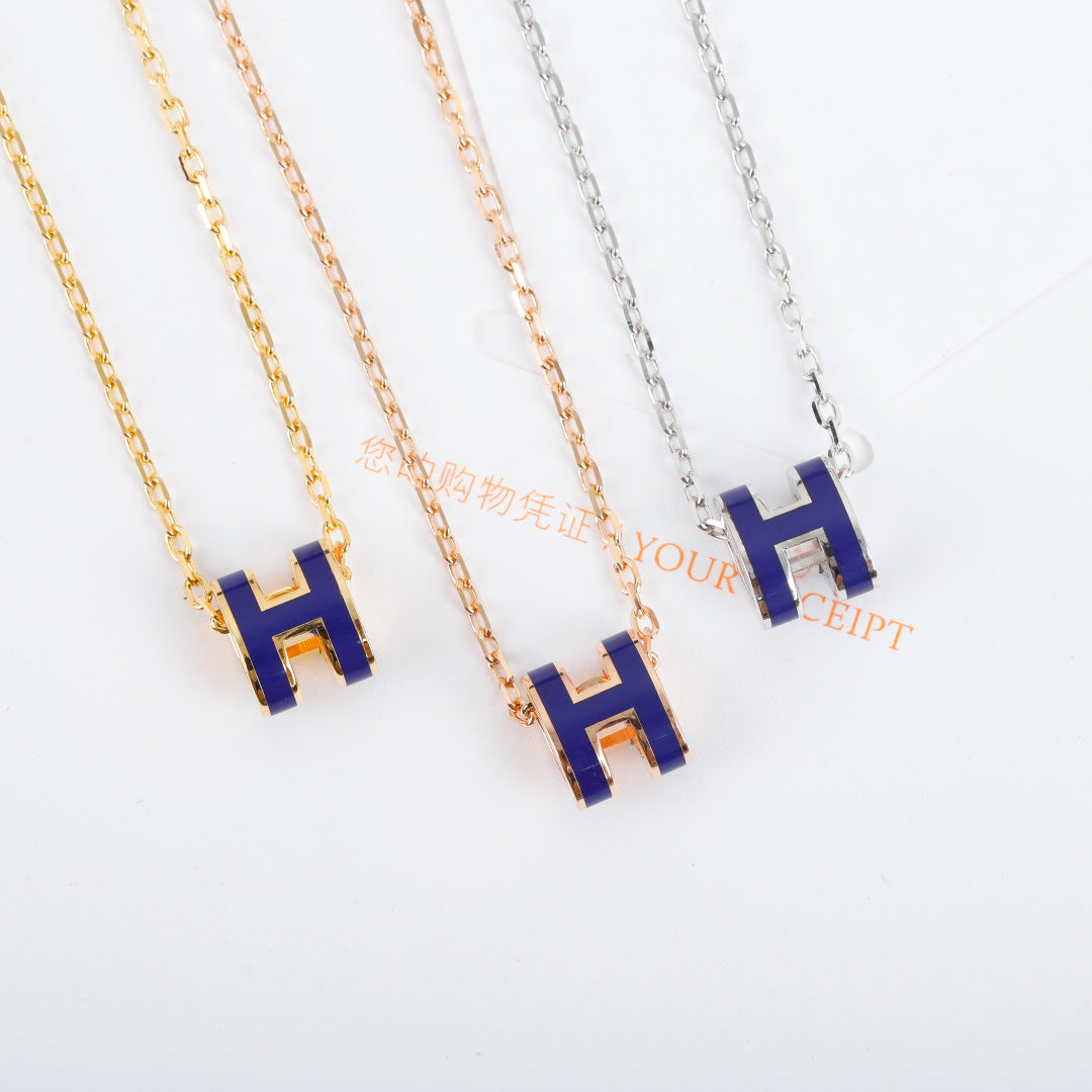 Hermès Mini H Pendant Necklace - album image 2