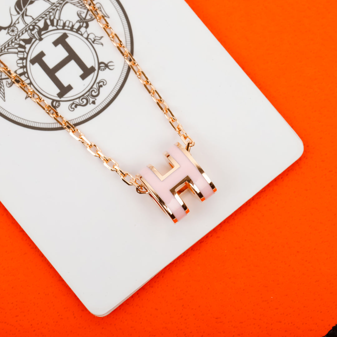 Hermès Mini H Pendant Necklace - album image 3