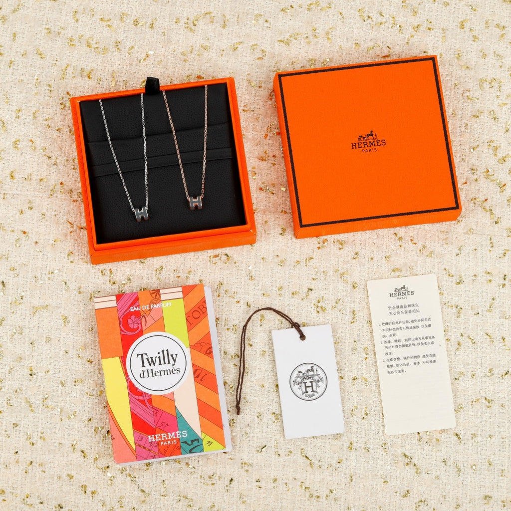 Hermès Mini H Pendant Necklace - album image 1