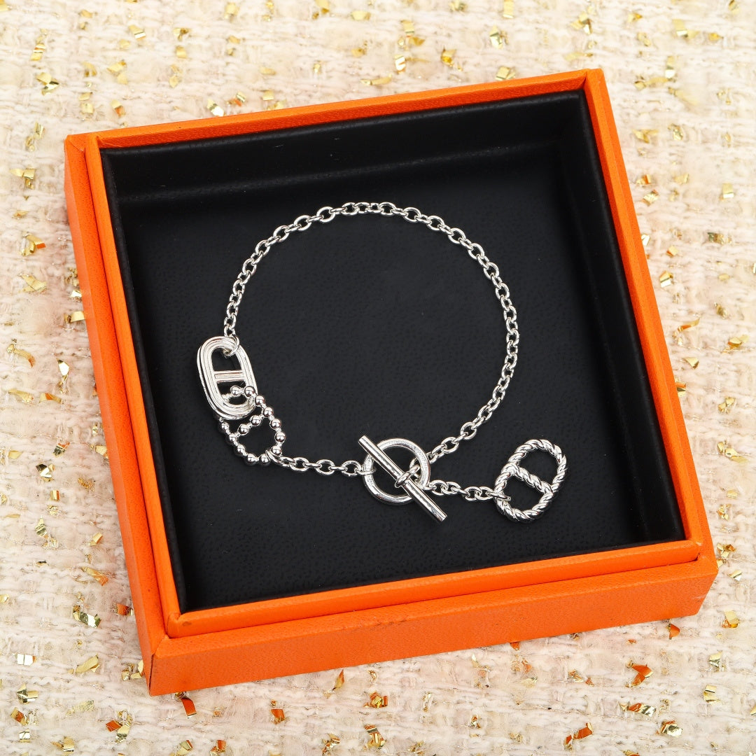 Hermès Silver-Tone Anchor-Link Bracelet - album image 2