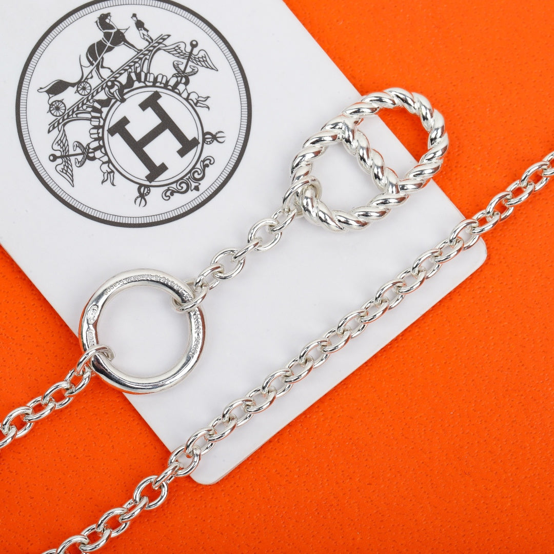 Hermès Silver-Tone Anchor-Link Bracelet - album image 3