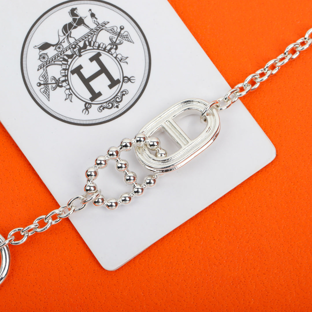 Hermès Silver-Tone Anchor-Link Bracelet - album image 4