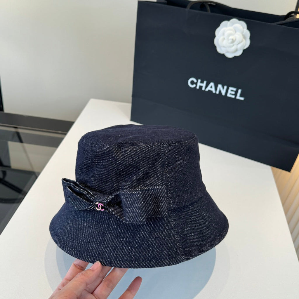 Chanel Denim Bucket Hat - image 2
