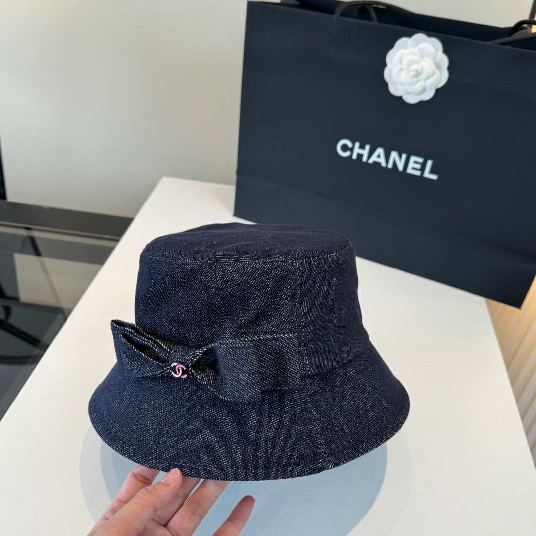 Chanel Denim Bucket Hat - image 2