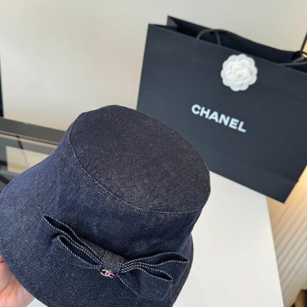 Chanel Denim Bucket Hat - image 4