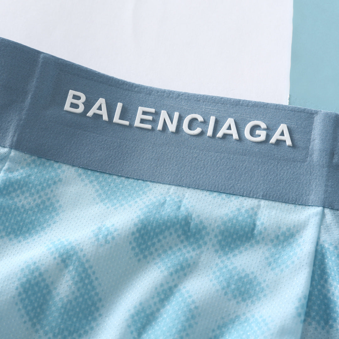 Balenciaga blue abstract print boxer briefs - view 7