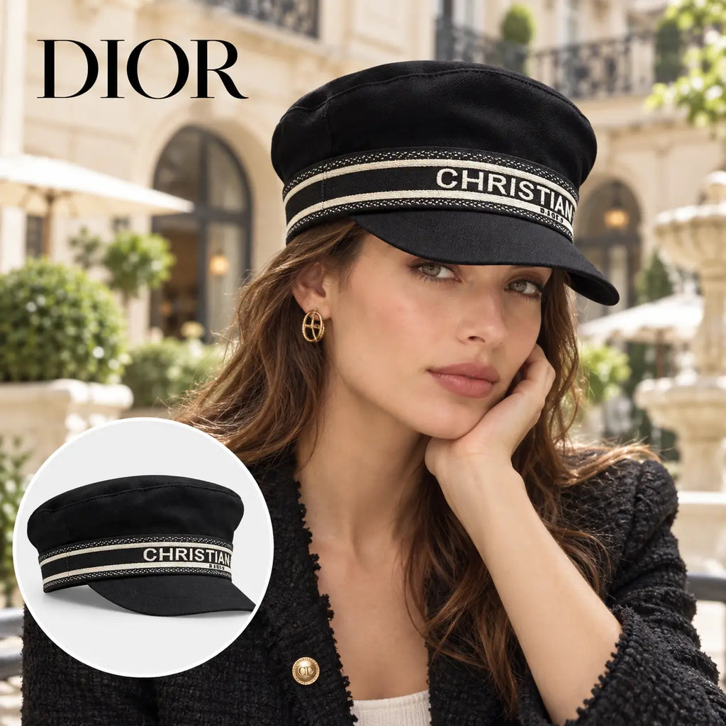 Dior Hat worn by a model