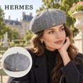 Hermes Beret worn by a model