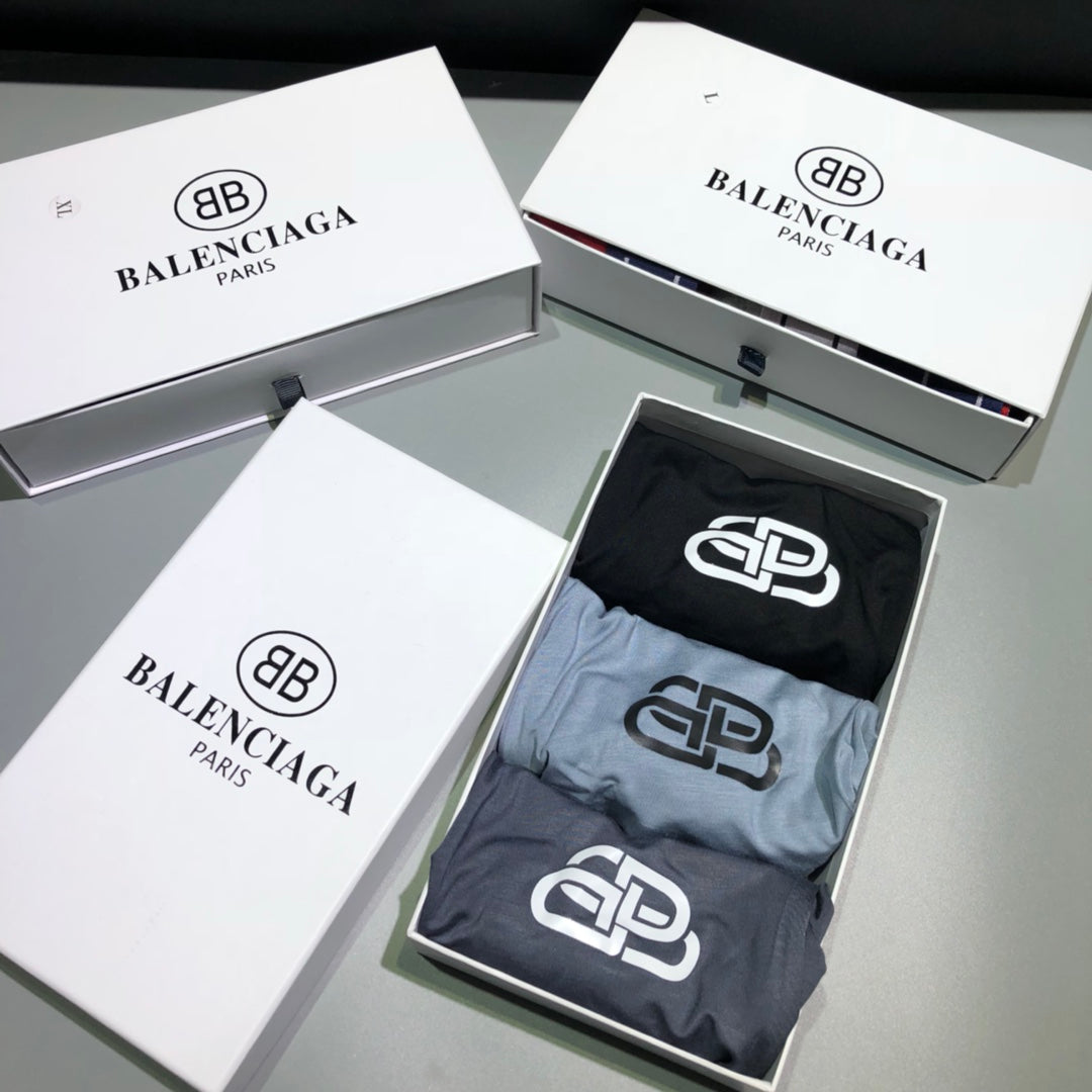 Balenciaga gray bb motif boxer briefs - view 9