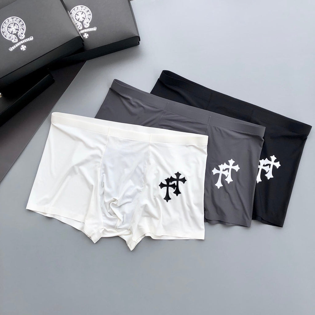 Chrome Hearts Milk Silk Boxer Briefs - 3-Piece Box