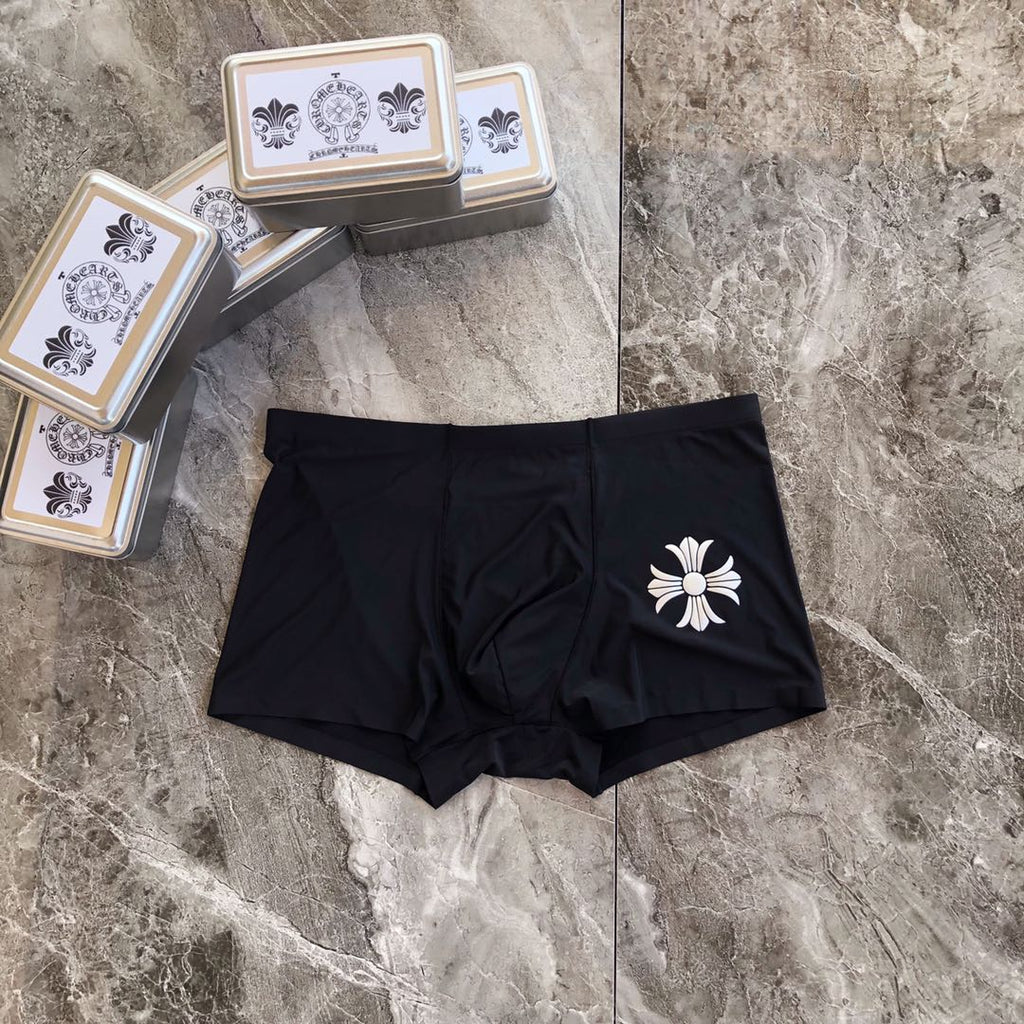 Chrome Hearts Milk Silk Boxer Briefs - Style 02, 3-Piece Box