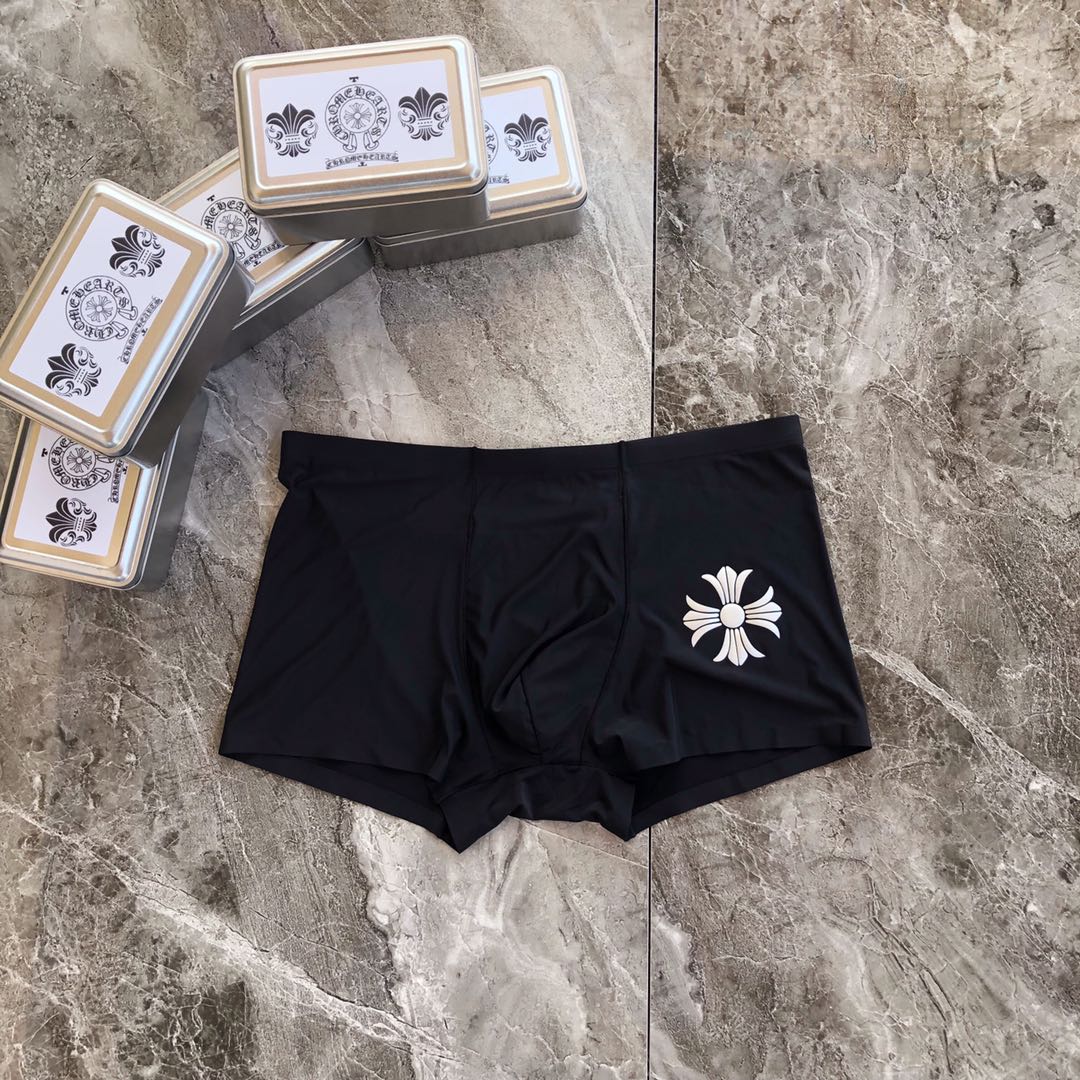 Chrome Hearts Milk Silk Boxer Briefs - Style 02, 3-Piece Box