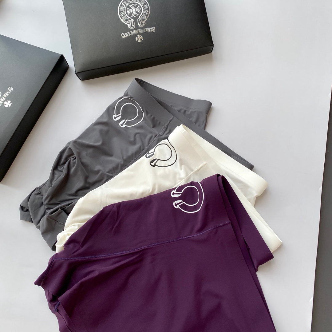 Chrome Hearts Milk Silk Boxer Briefs - Style 01, 3-Piece Box