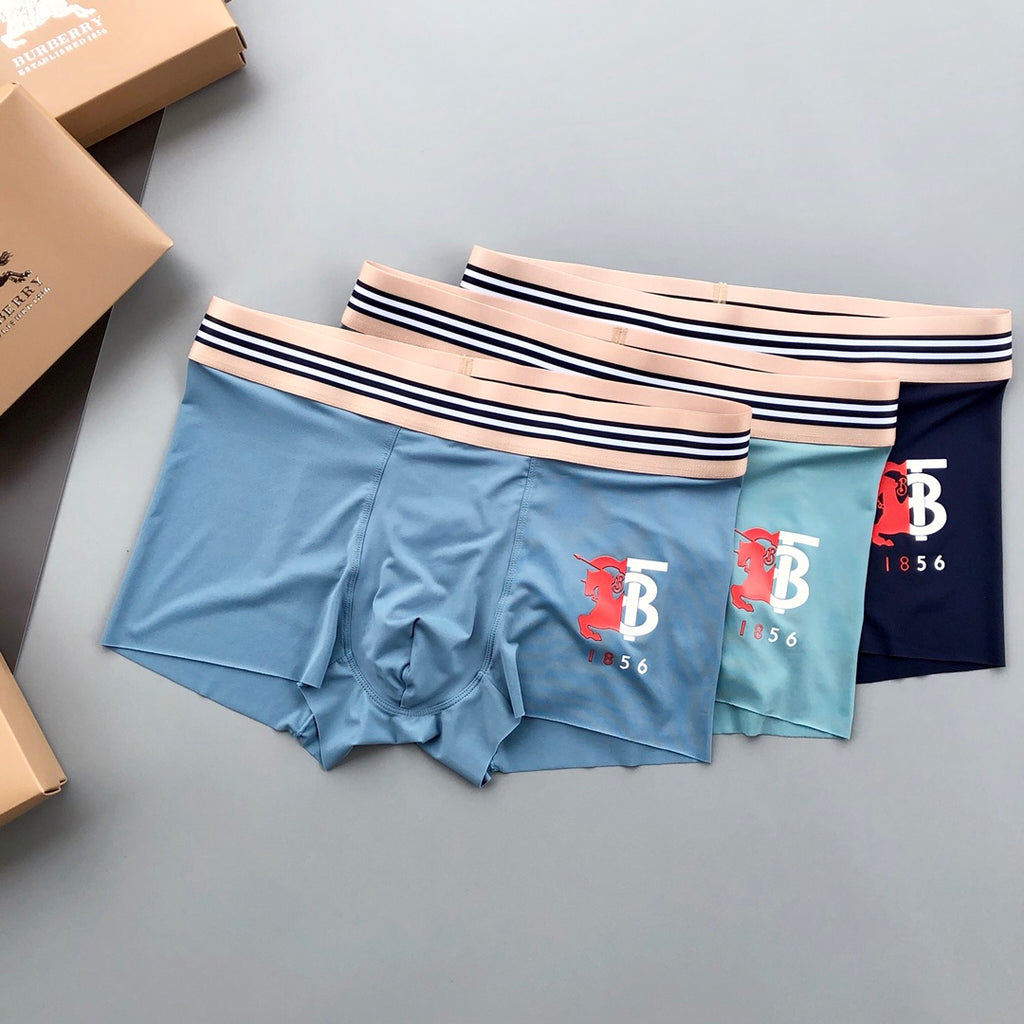 Burberry striped waist two tone b boxer briefs - view 2