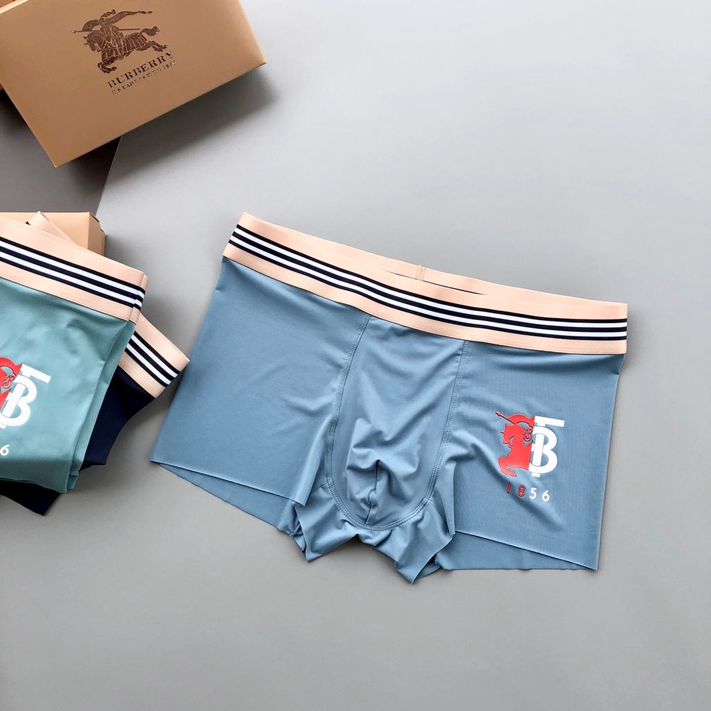 Burberry striped waist two tone b boxer briefs - view 5