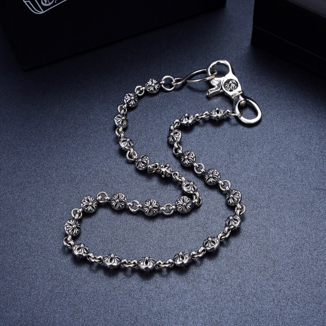 Chrome Hearts Round Emblem Clip Bag Chain - album image 2