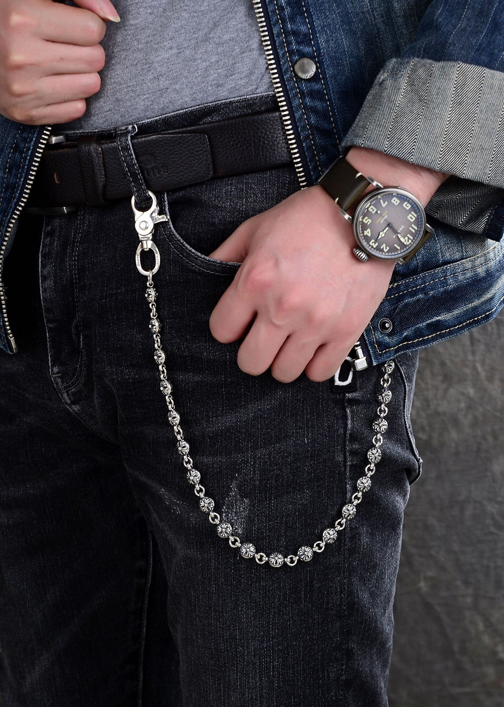 Chrome Hearts Round Emblem Clip Bag Chain - album image 5