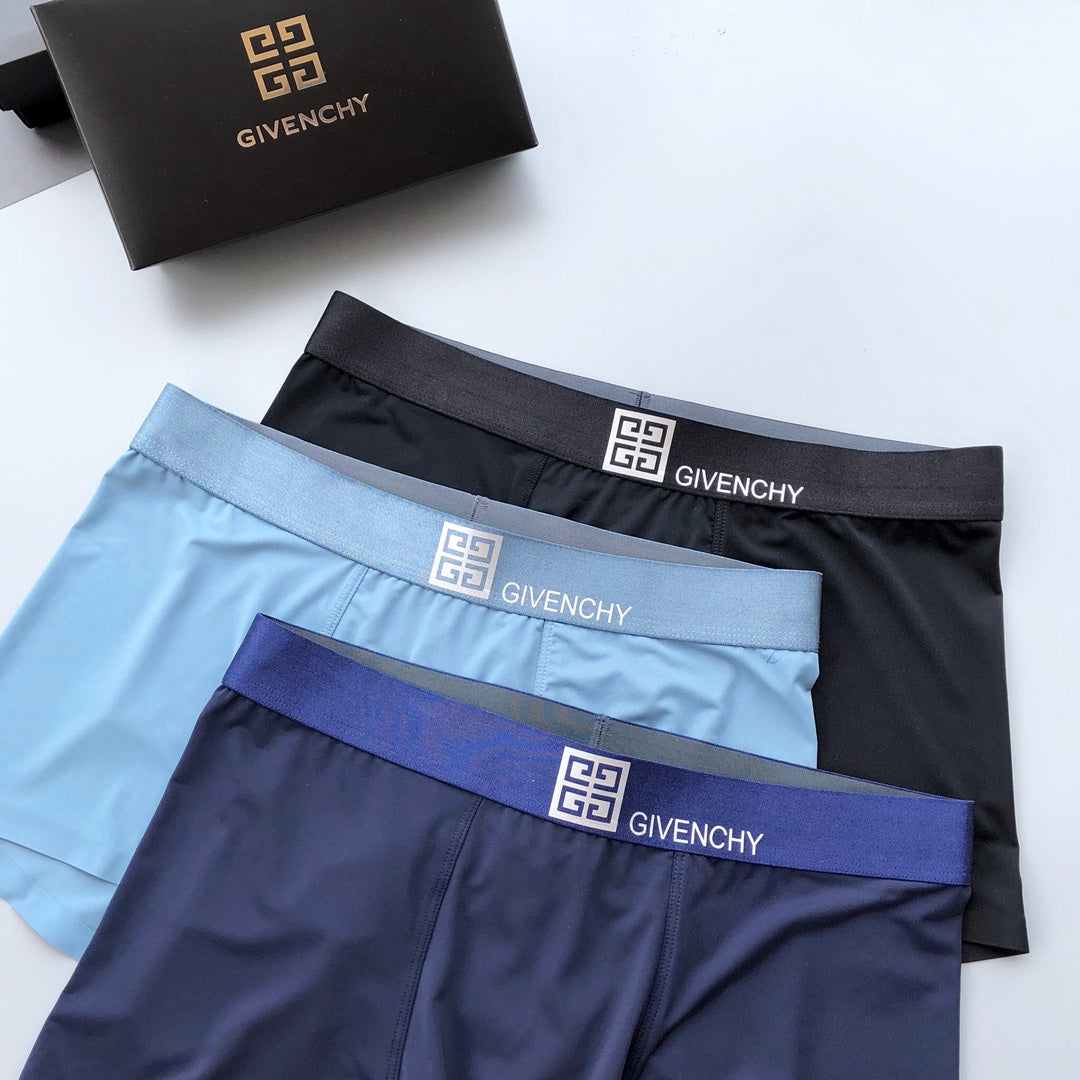 Givenchy blue palette emblem waist boxer briefs - view 2
