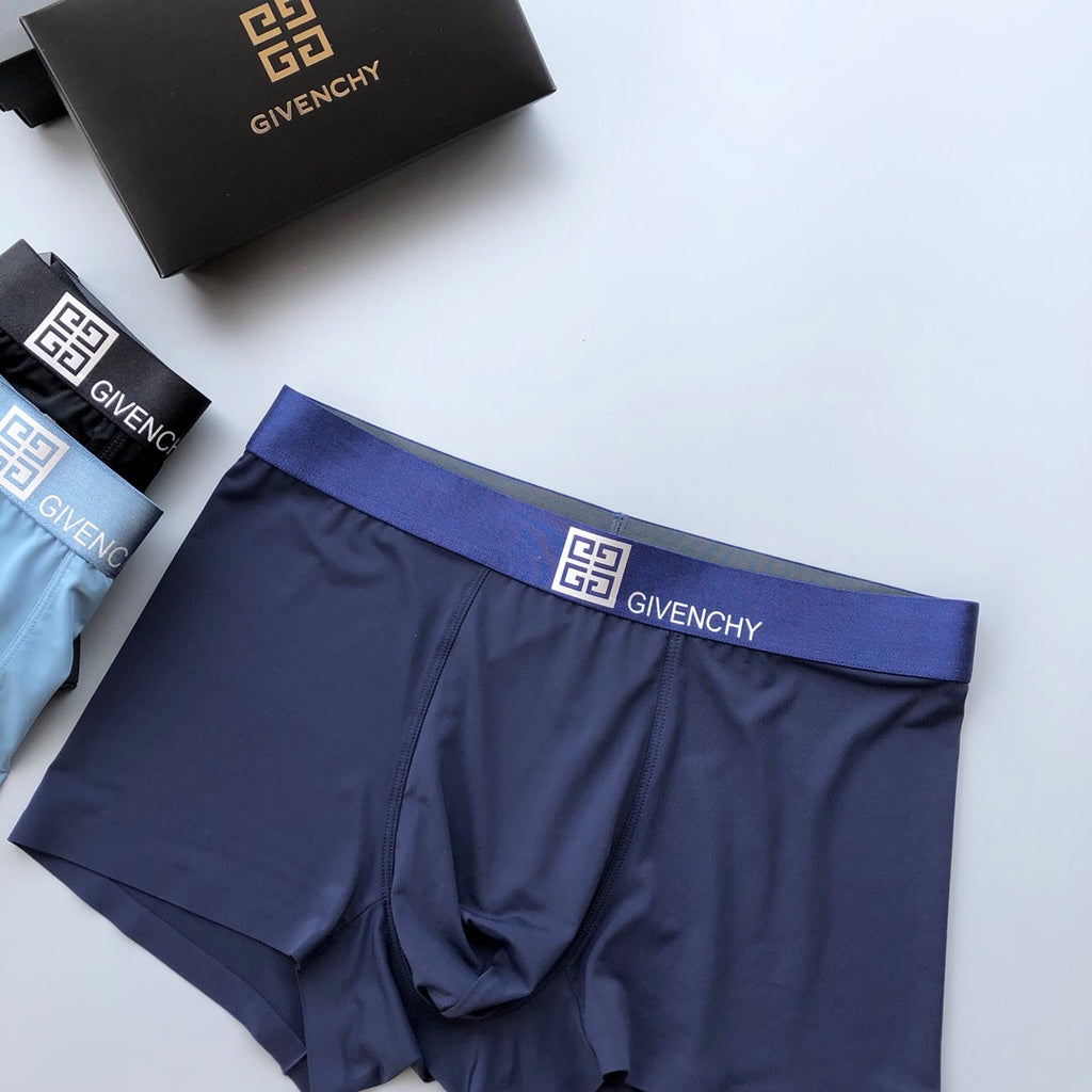 Givenchy blue palette emblem waist boxer briefs - view 5
