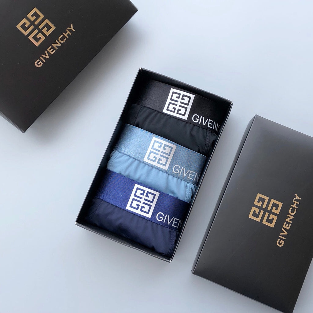 Givenchy blue palette emblem waist boxer briefs - view 3