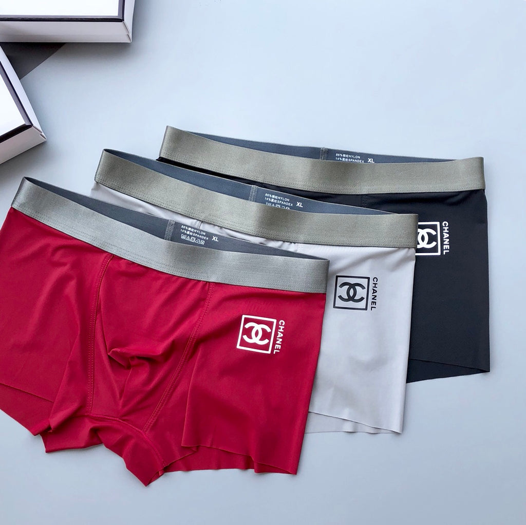 Chanel silver waist color assortment boxer briefs - view 3