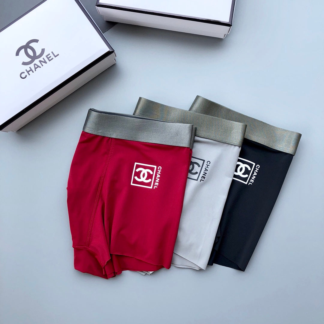 Chanel silver waist color assortment boxer briefs - view 2
