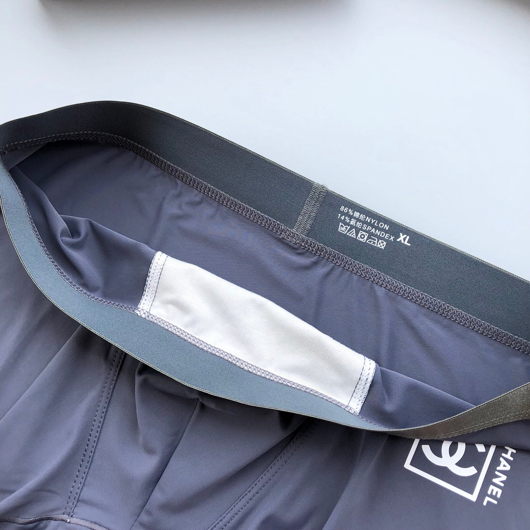 Chanel silver waist square emblem boxer briefs - view 9