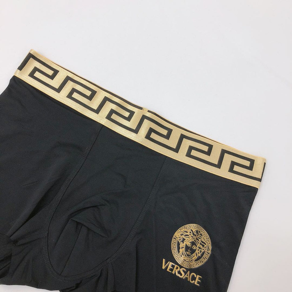 Versace gold circle greek key boxer briefs - view 8