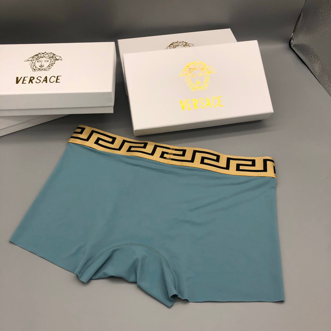 Versace gold waist medusa boxer briefs - view 8