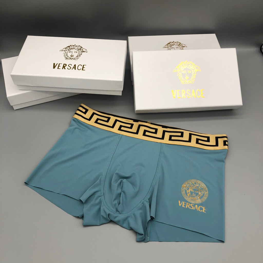 Versace gold waist medusa boxer briefs - view 6
