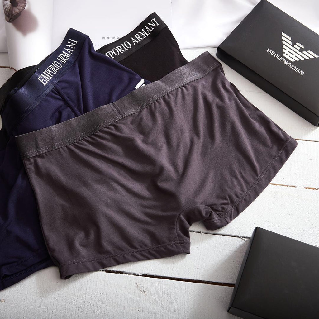 Armani Men's Boxed Wordmark Underwear - Box of 3 Pieces - image 4