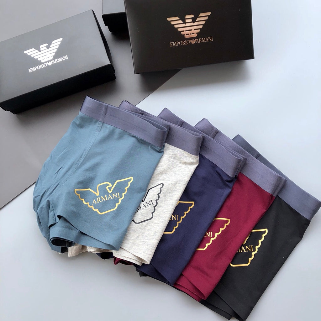 Armani Men's Gold Outline Boxer Briefs - Box of 3 Pieces - image 3