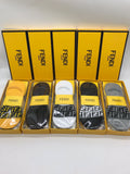 Fendi front ff letter pattern ankle socks - view 1