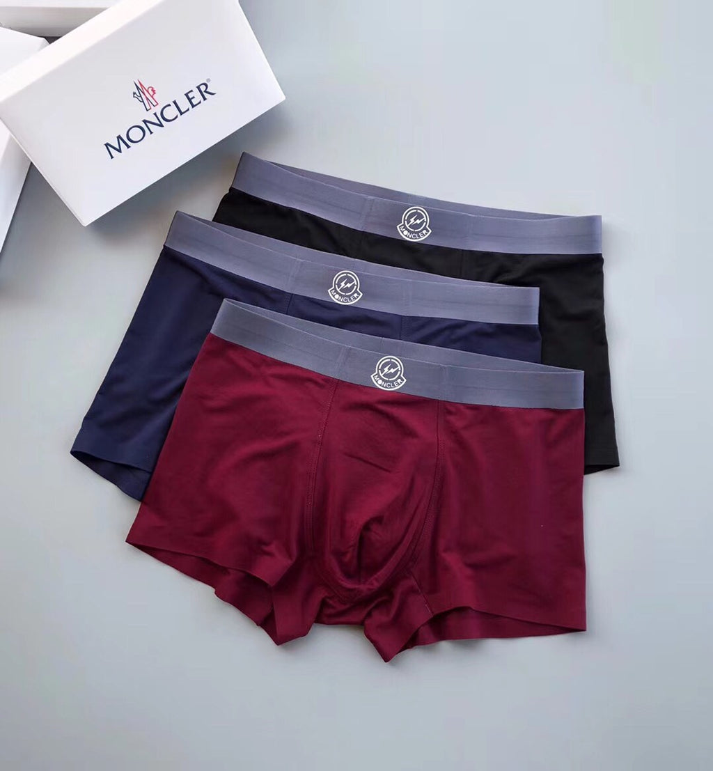 Moncler gray waist small emblem boxer briefs - view 5