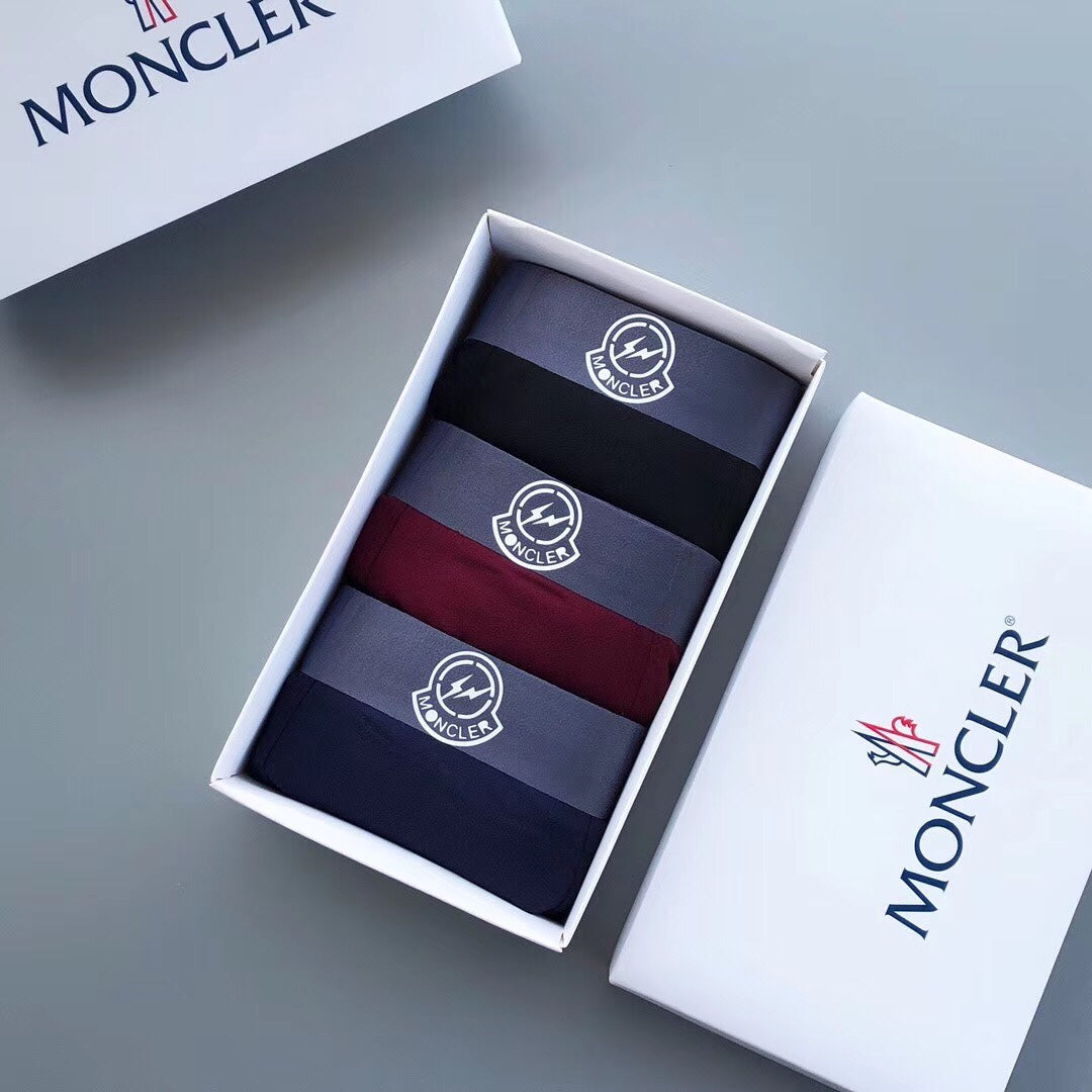 Moncler gray waist small emblem boxer briefs - view 2