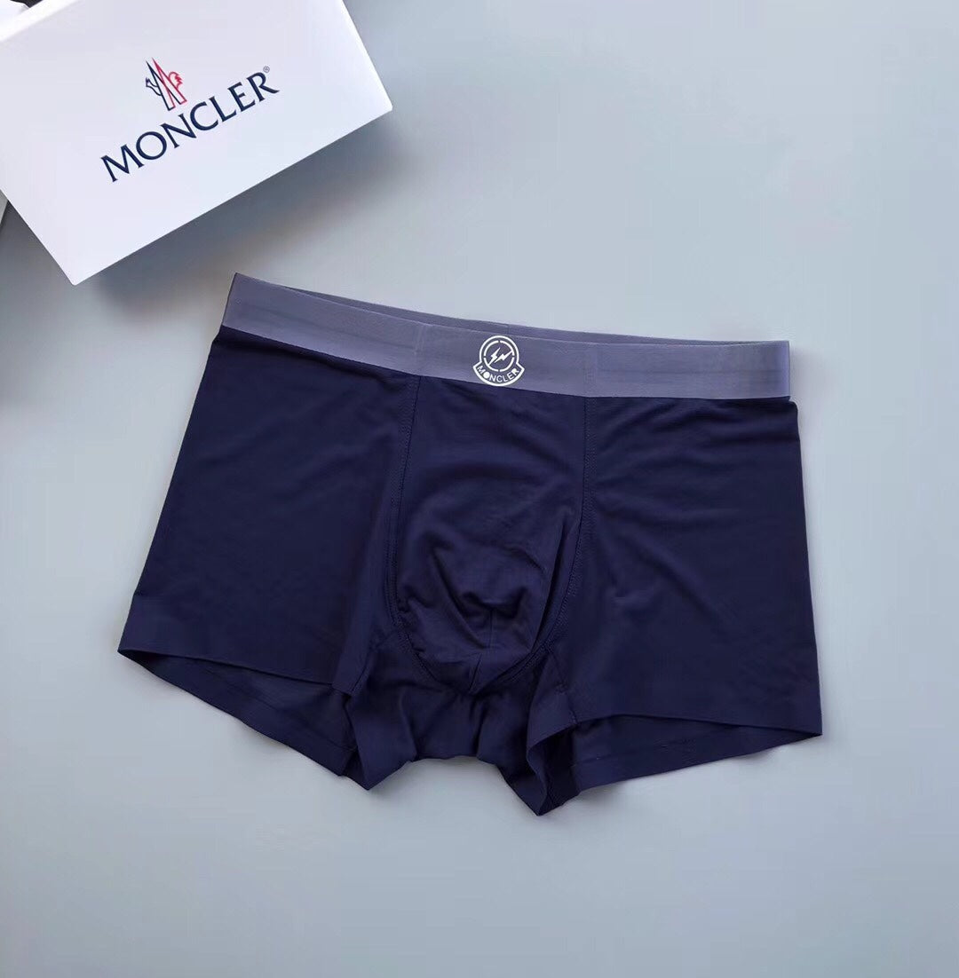 Moncler neutral waist round emblem boxer briefs - view 4