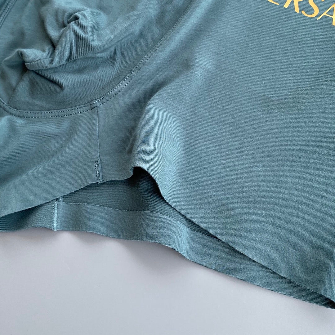 Versace gold lettered side boxer briefs - view 8