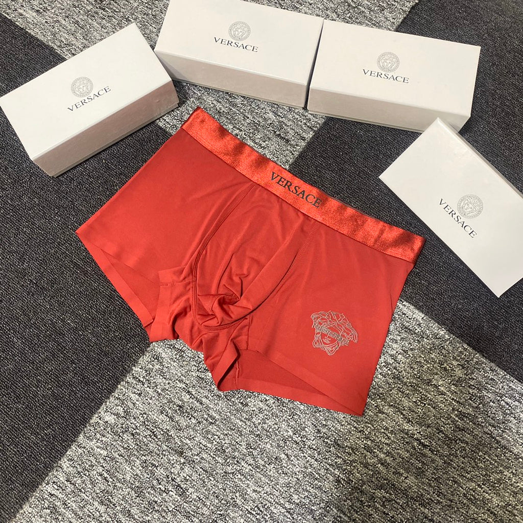 Versace black medusa outline boxer briefs - view 7