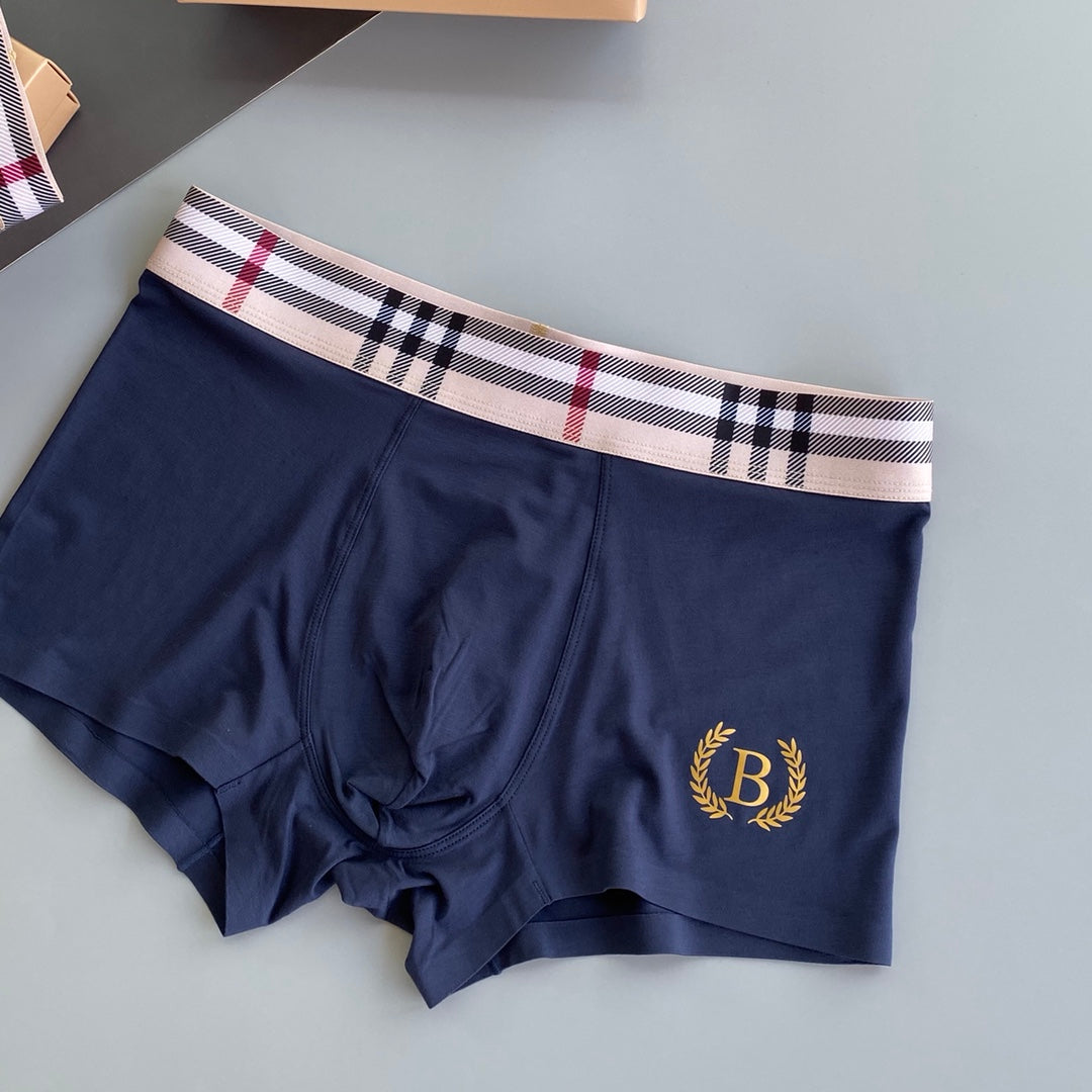 Burberry check waist gold circle b boxer briefs - view 5