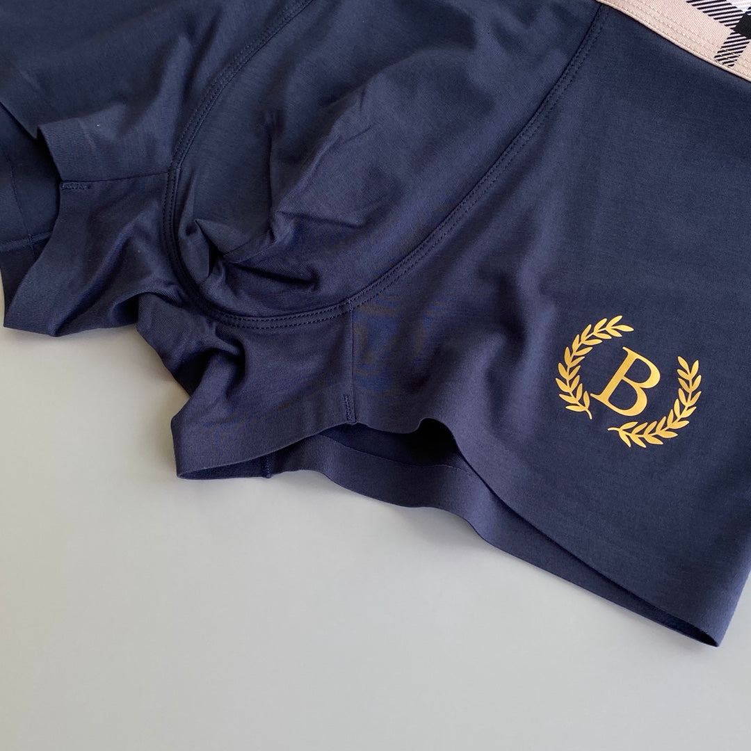 Burberry check waist gold circle b boxer briefs - view 6