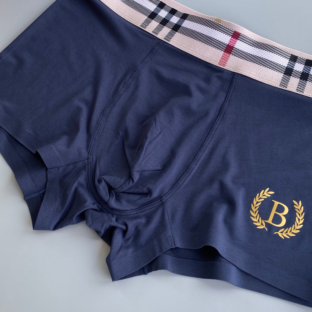 Burberry check waist gold circle b boxer briefs - view 7