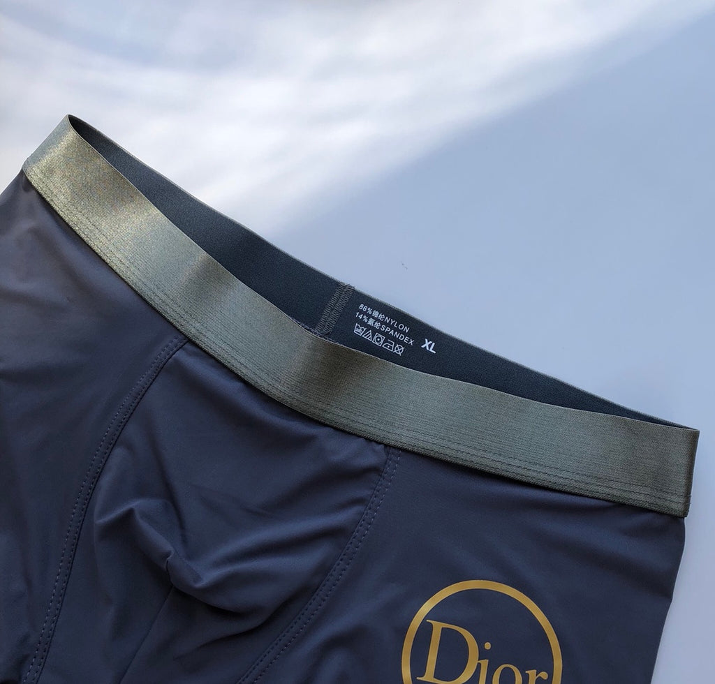 Dior gold circular wordmark boxer briefs - view 9