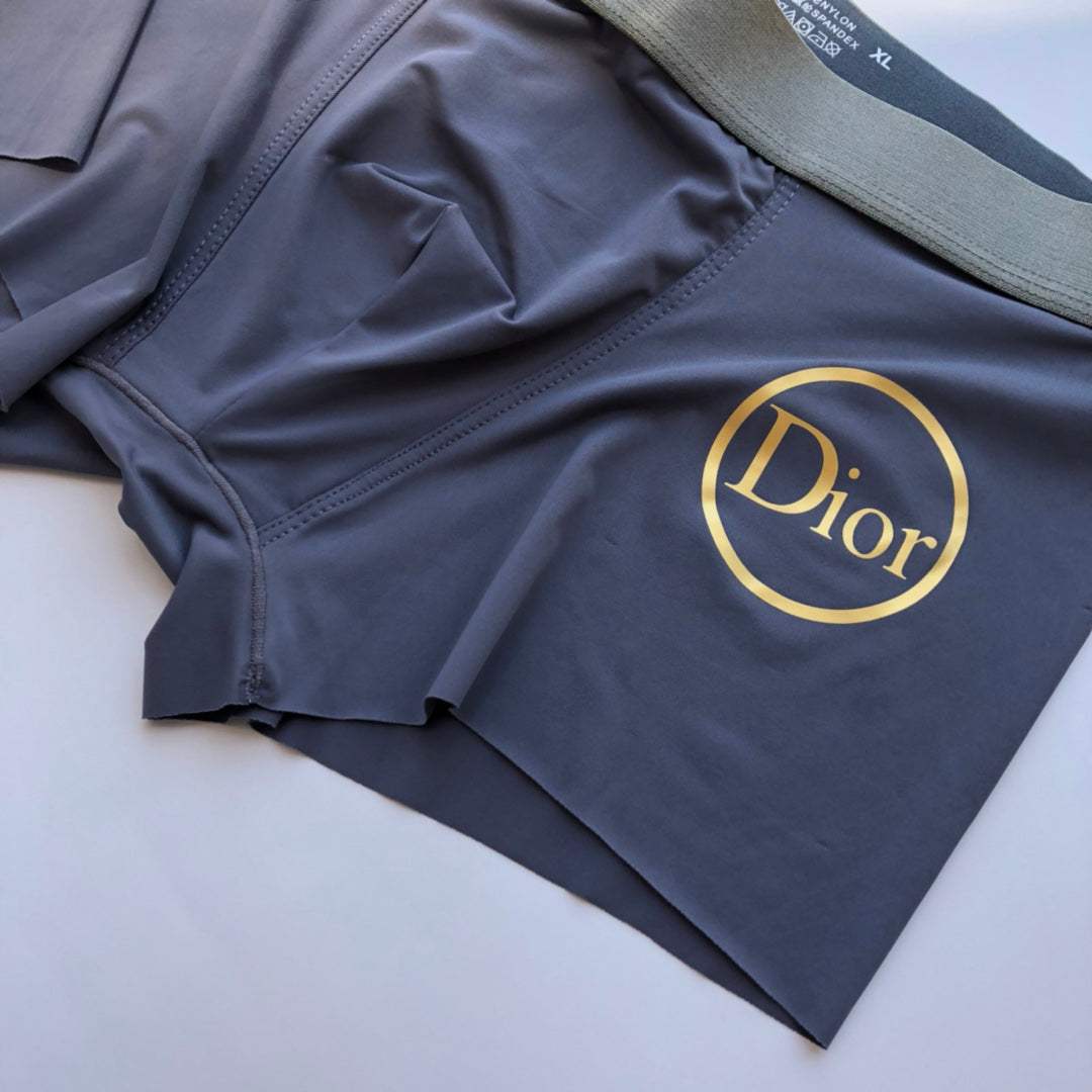 Dior gold circular wordmark boxer briefs - view 6
