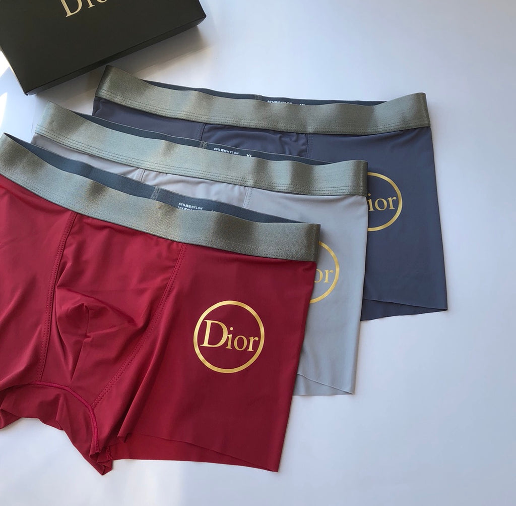 Dior gold circle wordmark boxer briefs - view 4