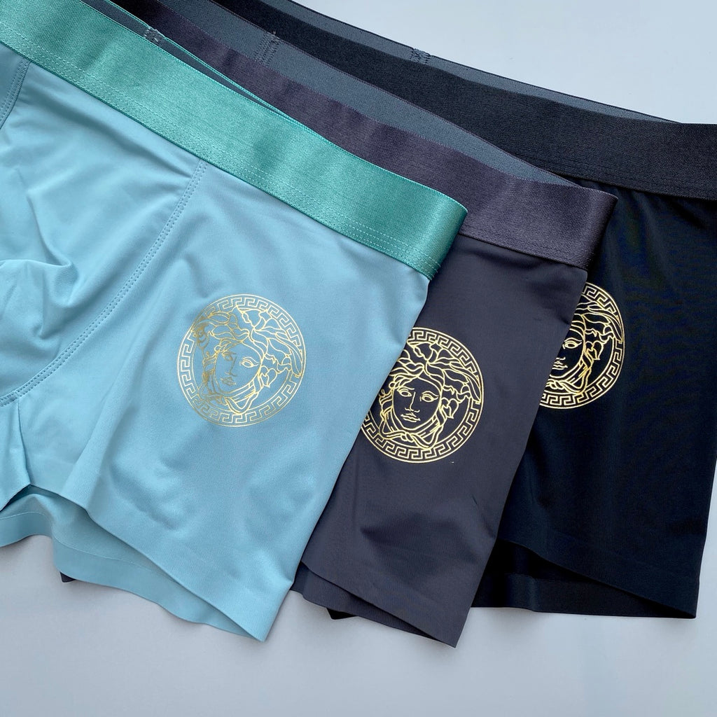 Versace gold side head boxer briefs - view 5