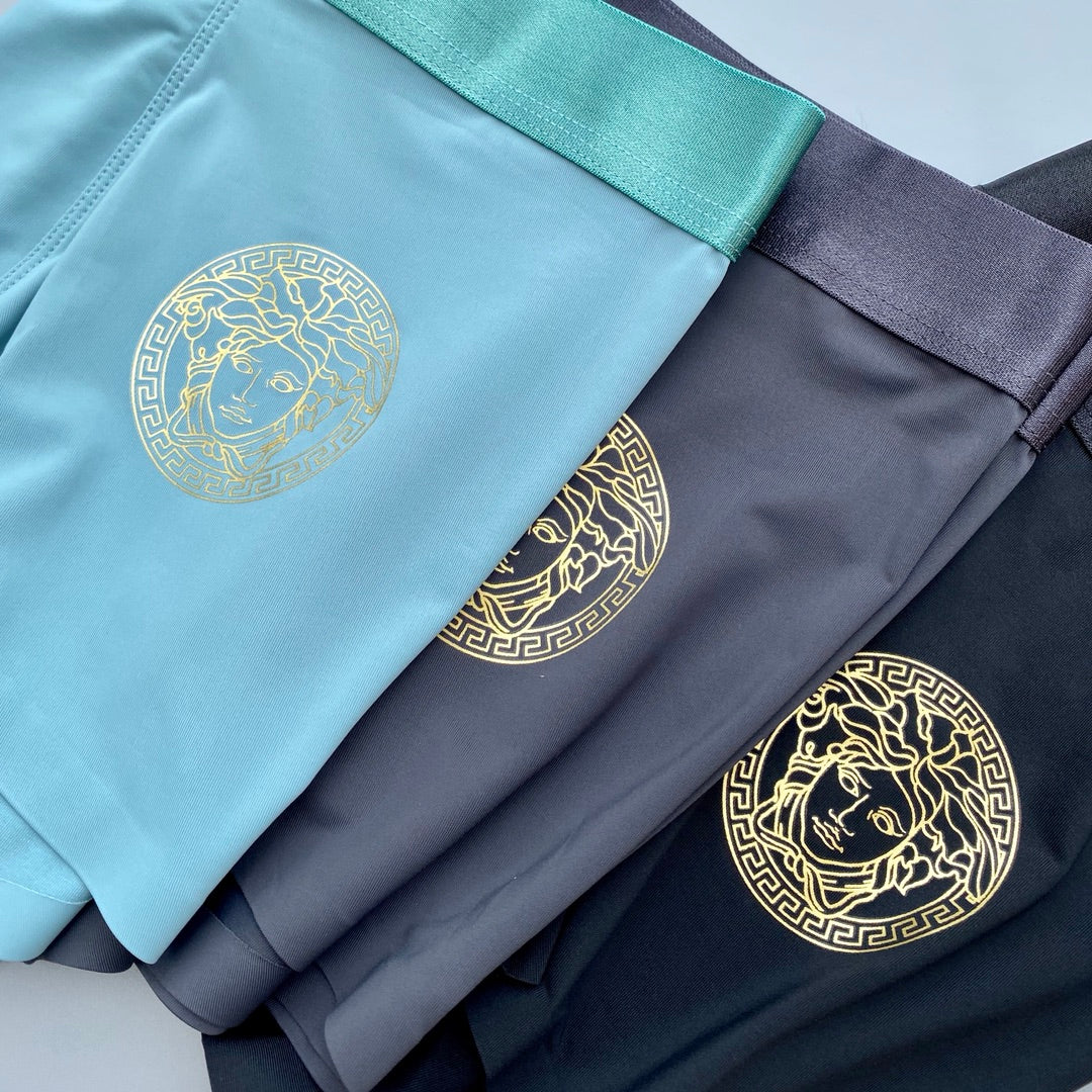 Versace gold side head boxer briefs - view 2
